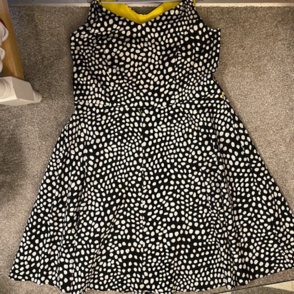 Simple & Stylish Shift Polka Dot Dresses Fit and Flare Styling. - Picture 3 of 13